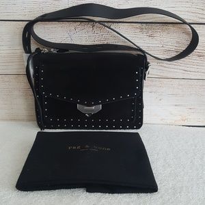 New rag & bone Field Studded Leather Messenger Bag